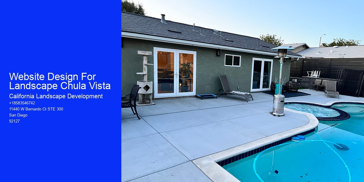 Website Design For Landscape Chula Vista